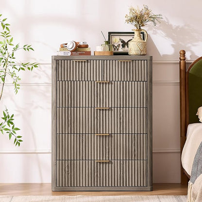 LEYAOYAO Fluted 6 Drawers Dresser - Image 5