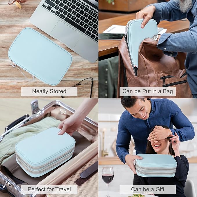 FYY Electronic Organizer, Large Travel Cable Organizer Bag Pouch Electronic - Image 7