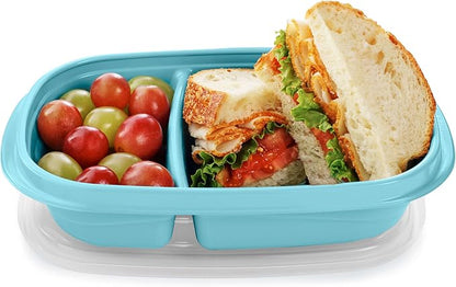Rubbermaid TakeAlongs Sandwich Food Storage Containers, 3.7 Cup, Colors may vary - Image 5