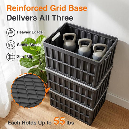 Citylife 64L Collapsible Storage Bins - Image 3