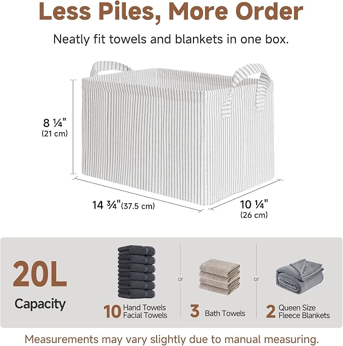 StorageWorks Storage Bins, Fabric Storage Bins - Image 6