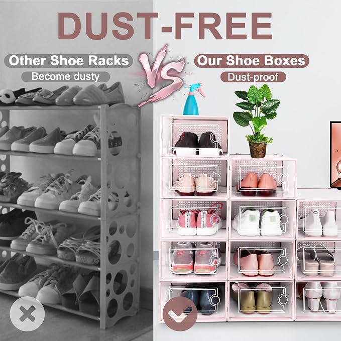 Kuject Shoe Organizers Storage Boxes - Image 4
