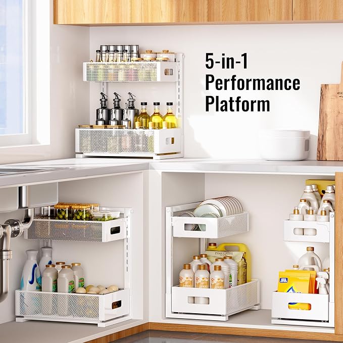 TISTAYA Under Sink Organizer, Bathroom Organizers and Storage, Cabinet - Image 7