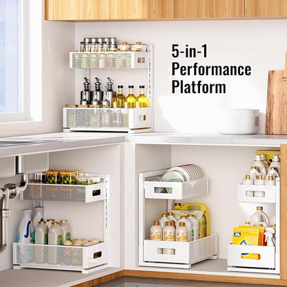 TISTAYA Under Sink Organizer, Bathroom Organizers and Storage, Cabinet - Image 7