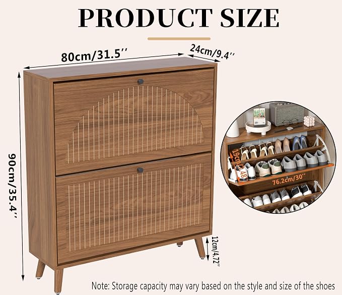 Fsbecl Shoe Storage Cabinet for Entryway - Image 2