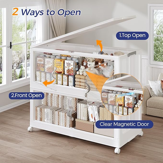 480QT Extra Large Stackable Storage Bins - Image 4