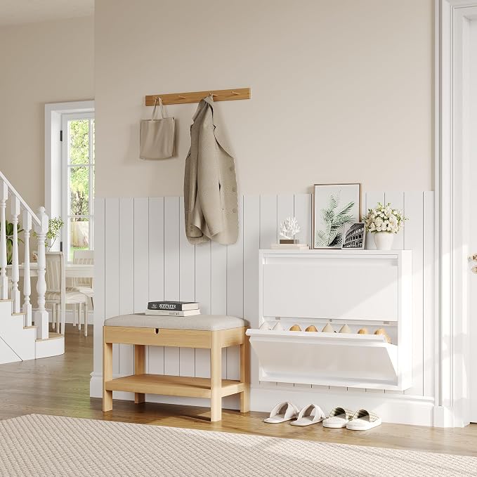Garvee Slim Metal Shoe Cabinet - Image 2