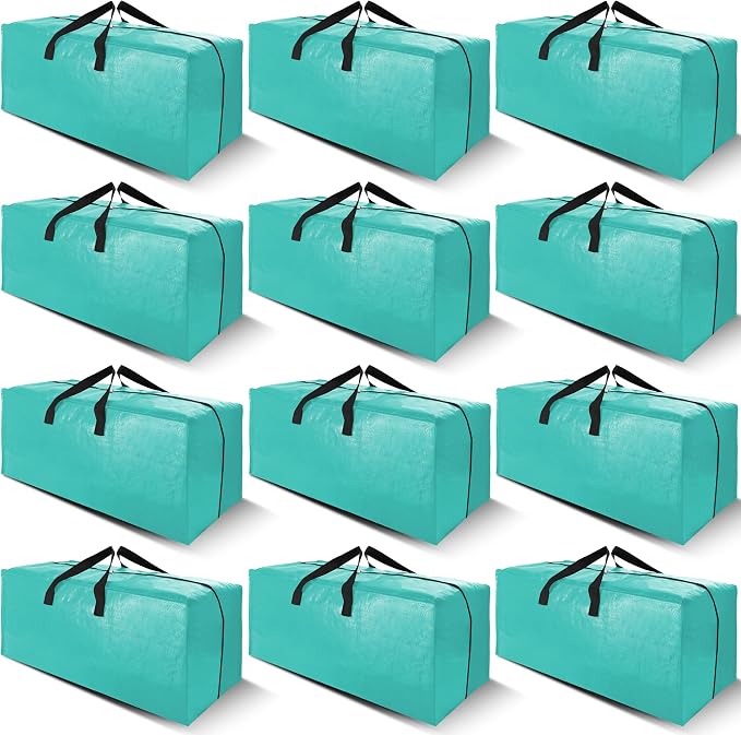 Cosy Family 12 Pack Heavy Duty Extra Large Moving Bags by Cosy+Family