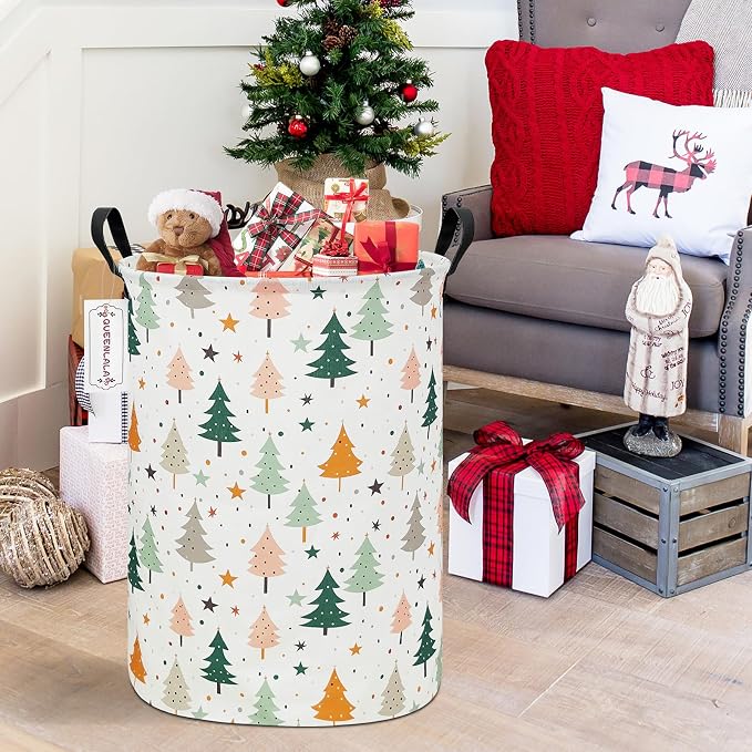QUEENLALA Large Storage Basket, Laundry Hamper/Bathroom/Home Decor/Collapsible - Image 5