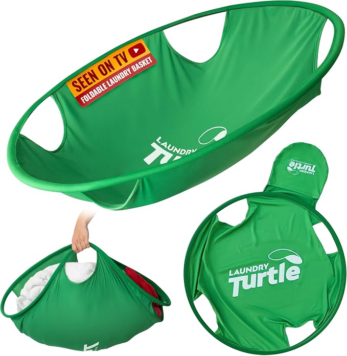 Laundry Turtle Large 26" Collapsible Laundry Basket | Revolutionary Foldable - Image 9