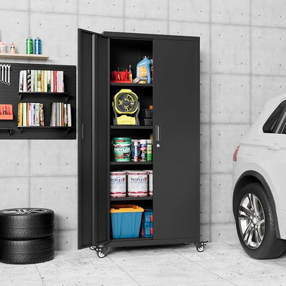Aobabo 73" H Metal Storage Cabinet - Image 6