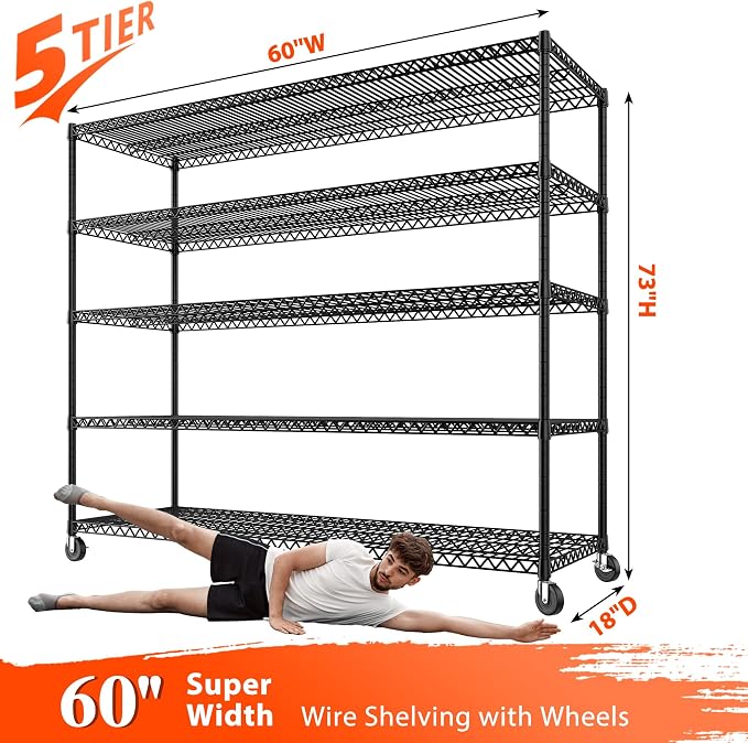 3200LBS Storage Shelves Wire Shelving - Image 3