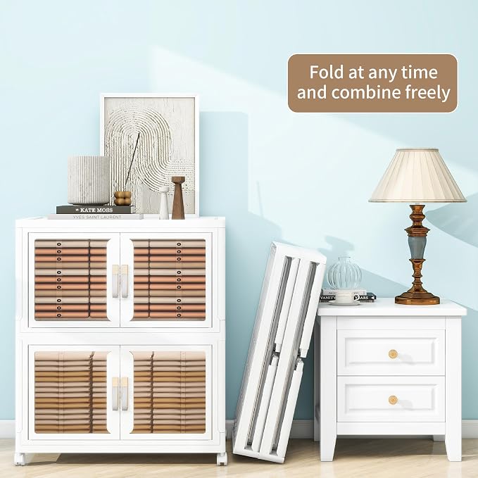 Large Clear Stackable Storage Bins - Image 5