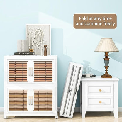 Large Clear Stackable Storage Bins - Image 5