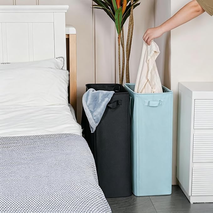 efluky Slim Laundry Basket, Narrow Laundry Hamper - Image 4