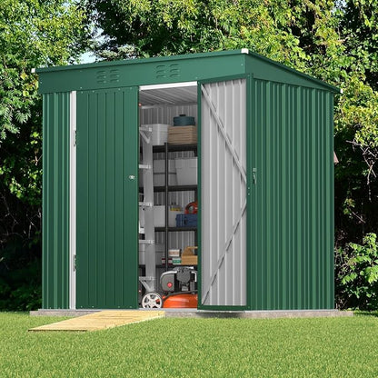 Gizoon 6' x 4' Outdoor Storage Shed - Image 2