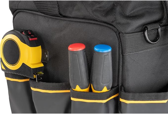 DEWALT Tool Bag, Water Resistant, Hard Bottom, Professional Tool Tote - Image 10