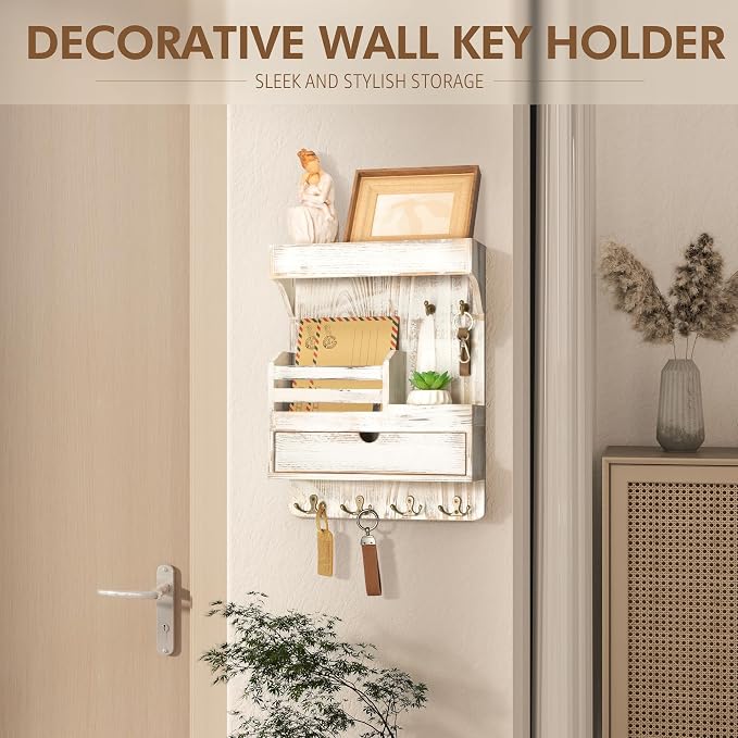 Rebee Vision Farmhouse Key Holder Wall Mount - Image 4