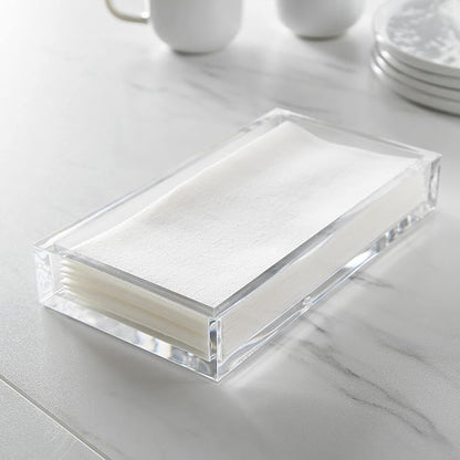 Huang Acrylic Clear Rectangle Paper Napkin Holder | - Image 2