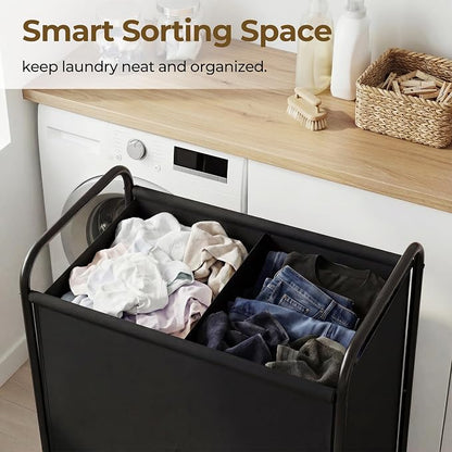 GRANNY SAYS 2 Section 130L Laundry Sorter, Large Laundry Hamper Basket - Image 3