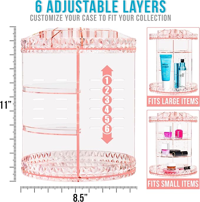 Sorbus 360 Rotating Makeup Organizer - Image 2
