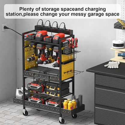 CCCEI Garage Power Tools Organizer Cart - Image 6