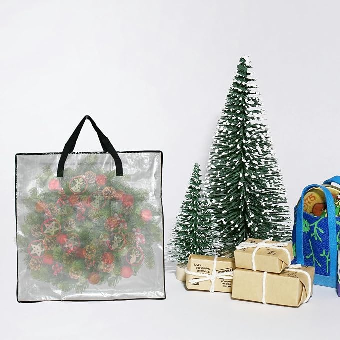 Clear Storage Bags with Zipper and Handles, Blanket Bags - Image 4
