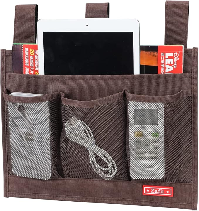 Hanging Bedside Caddy, Bedside Storage Organizer by ZAFIT
