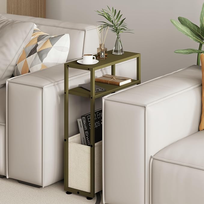 Narrow Side Table, Slim End Tables - Image 4