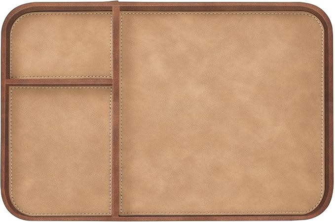 SITHON Valet Tray Trendy Organizer, Premium PU Leather Stylish and Organized - Image 8