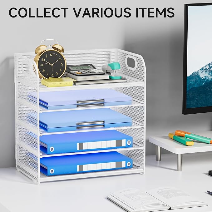 5-Tier Stackable Paper Organizer - Image 7