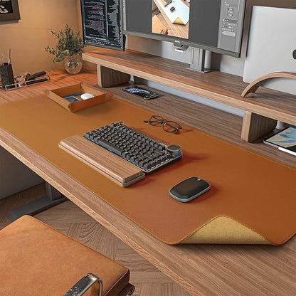 DAWNTREES Dual Sided Desk Mat, Leather Desk Pad, Cork Desk Mat Protector by PremiumDeskPadatDawnTrees