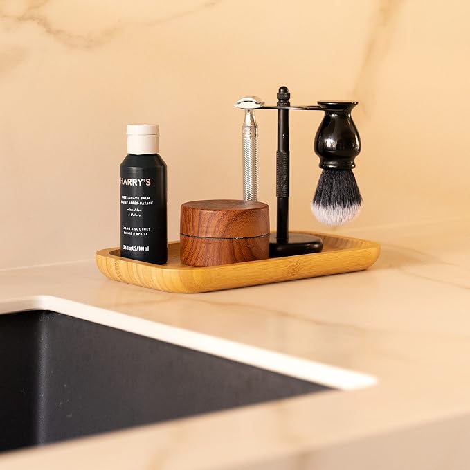 Bamboo Vanity Tray, Bathroom Counter Tray, Toilet Tank Top Tray - Image 5