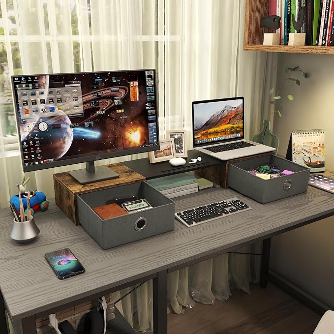 WESTREE Dual Monitor Stand Riser - Image 4