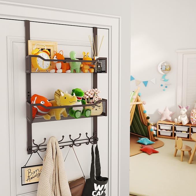 SWTYMIKI Over The Door Hooks Organizer - Image 5