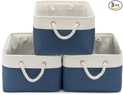 15.7x11.8x8.26 Inch Fabric Large Storage Bins by VQRTEXAStorageBasket