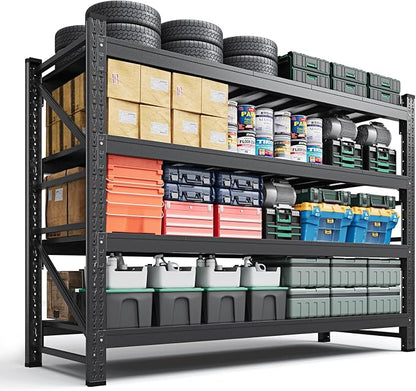Letaya 6000LBS Storage Shelves Heavy Duty, 4 Tier Adjustable Utility Rack Shelf by LetayaMetalCabinets