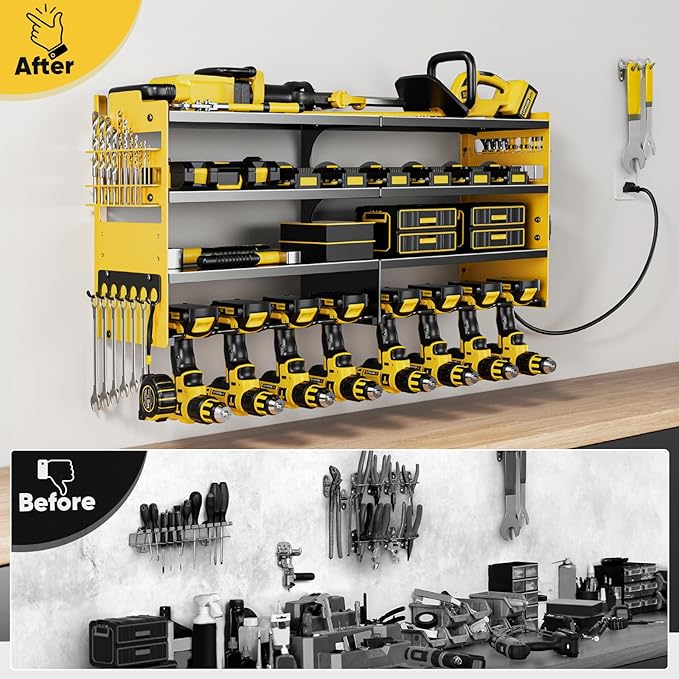 POKIPO Large Power Tool Organizer Wall Mount - Image 6