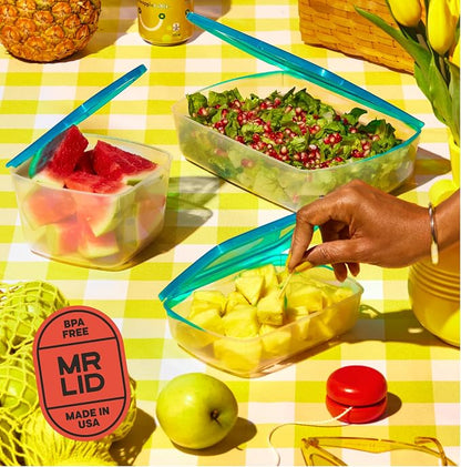 Premium Attached Food Storage Containers, Permanently Attached Plastic Lid - Image 8