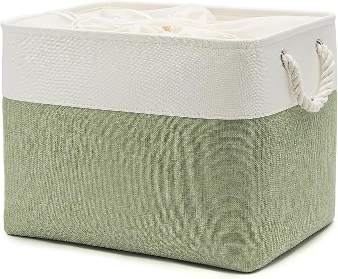 16x12x12 In Foldable Fabric Large Storage Bins by VQRTEXAStorageBasket
