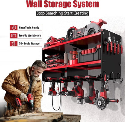 Spampur Fathers Day Gift – Power Tool Organizer Wall Mount - Image 4