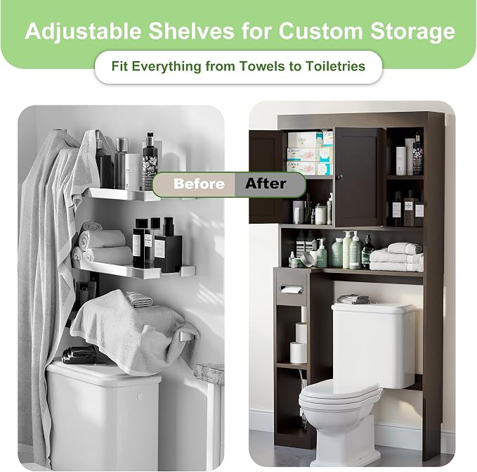 Over The Toilet Storage Cabinet - Image 5