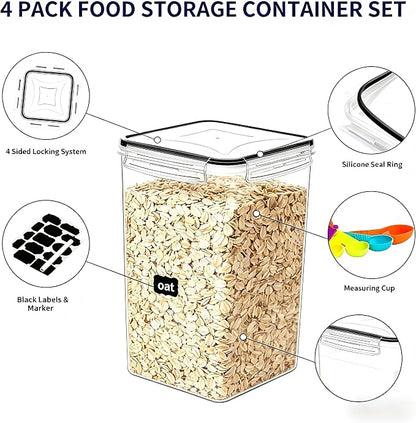4 Pack Airtight Food Storage Containers - Image 3