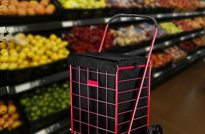 Handy Laundry Shopping Cart Liner, Square Bottom, Fits Standard Shopping Cart - Image 6