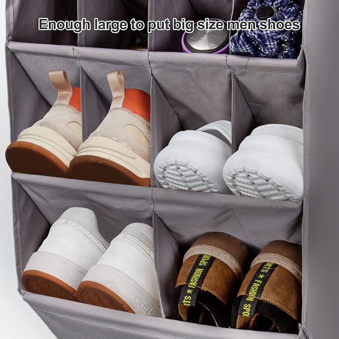 FENTEC 2 Pack Over the Door Shoe Organizer, Hanging Shoe Organizer Rack - Image 5