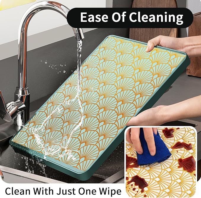 Drawer and Shelf Liner for Kitchen Cabinet: 17 in X 30 Ft Waterproof Shelf - Image 5