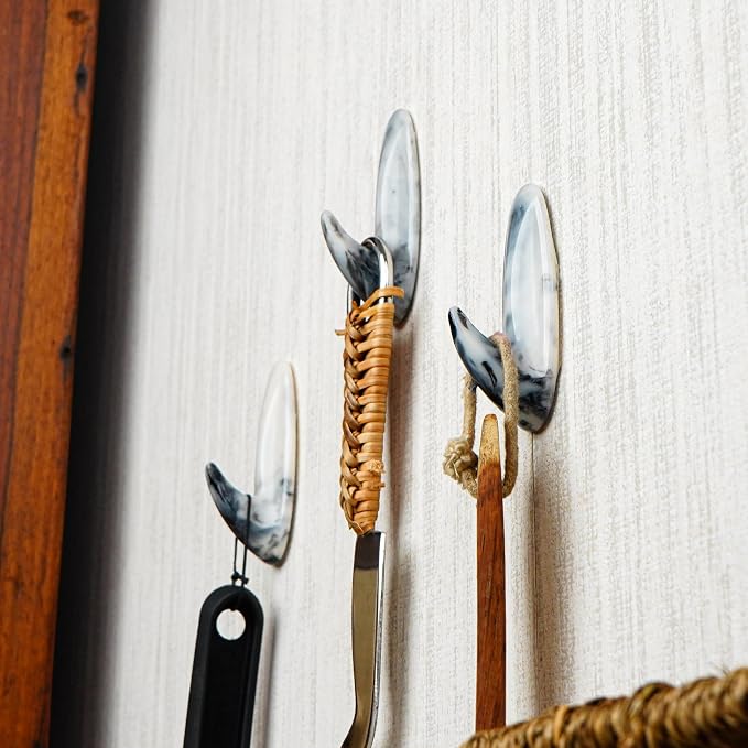 Indian Shelf Decorative Resin Adhesive Wall Hooks - Image 9