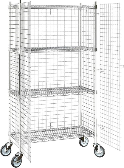 18"x36"x70" Metal Wire Chrome Security Heavy Duty Commercial NSF Certified - Image 4