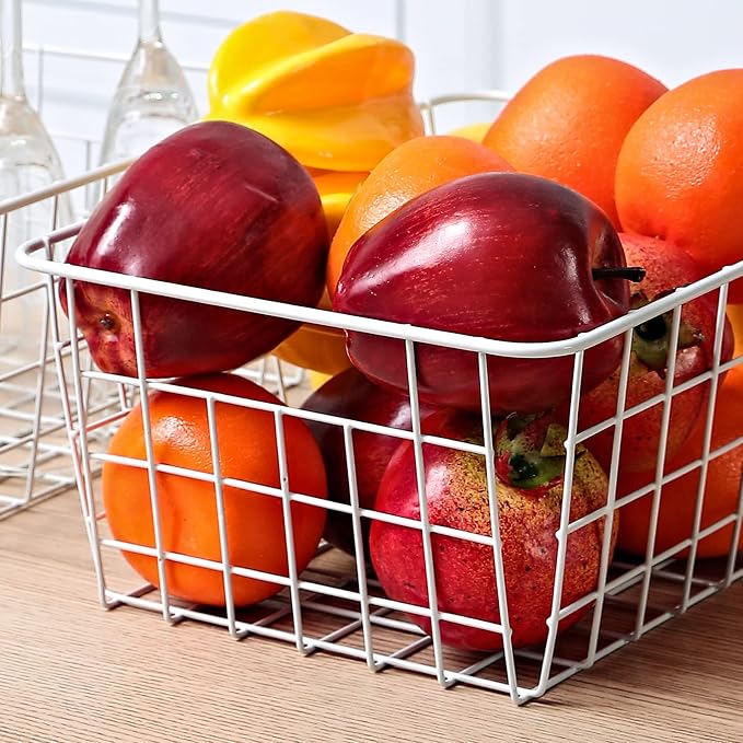11" Upright Freezer Storage Baskets, Bathroom Organizing - Image 3