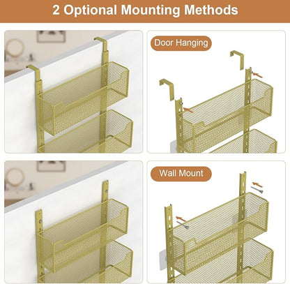 VyGrow Over The Door Organizer, Metal Door Organizer Hanging - Image 4